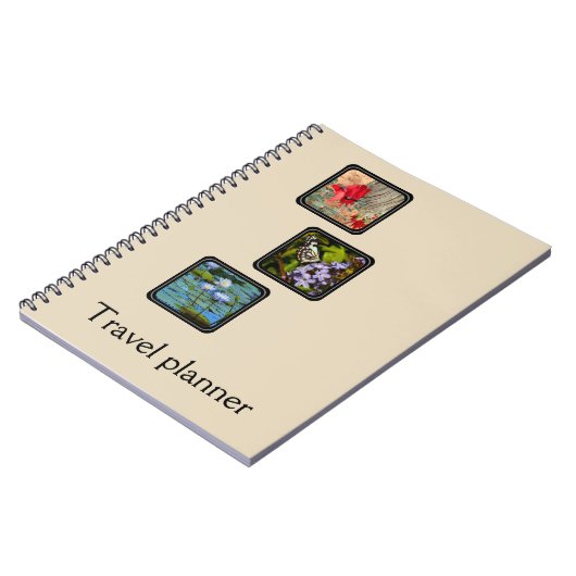 あなた自身の旅行プランナーを作成して下さい ノートブック (左側)
