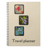 あなた自身の旅行プランナーを作成して下さい ノートブック (正面)