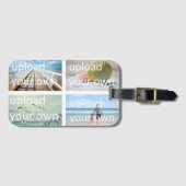 あなた自身の旅行写真をアップロードして下さい ラゲッジタグ (正面横)