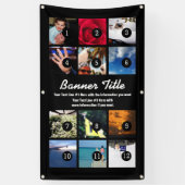 あなた自身の旗12のイメージおよび文字を容易に設計して下さい 横断幕 (縦)