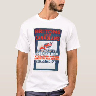 あなた自身の旗(US02106)の下の戦い Tシャツ