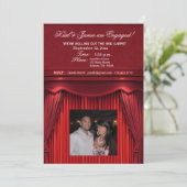 あなた自身の映画のスターになりましょう！ オリジナルの映画館風招待状テンプレート！ 招待状 (スタンド正面)