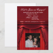 あなた自身の映画のスターになりましょう！オーダーメイドの映画館風招待状 招待状 (正面/裏面)