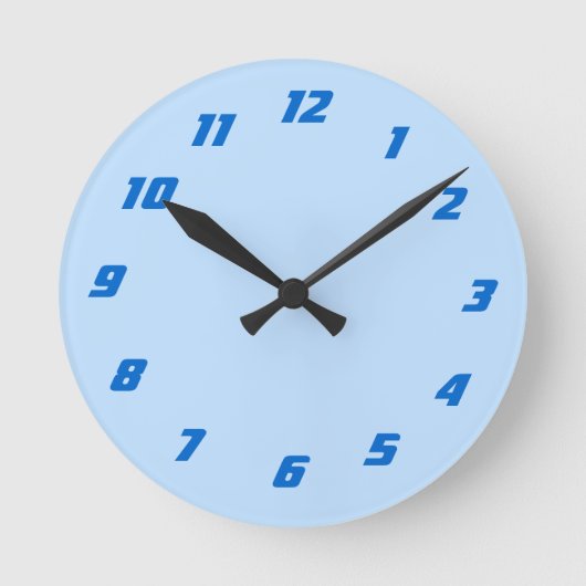 あなた自身の時計を作成して下さい ラウンド壁時計 (正面)