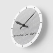あなた自身の時計-スタイル8 --を作成して下さい ラウンド壁時計 (傾斜)