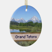 あなた自身の景色のクリスマスのオーナメントを作って下さい セラミックオーナメント (右)