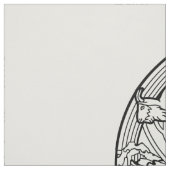 あなた自身の曼荼羅の生地のヤギを刺繍して下さい ファブリック (見本)