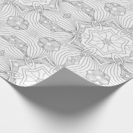 あなた自身の曼荼羅を着色して下さい ラッピングペーパー