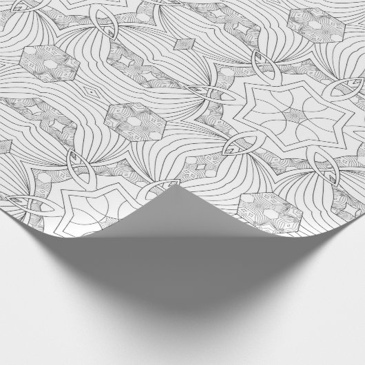 あなた自身の曼荼羅を着色して下さい ラッピングペーパー (角)