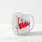 あなた自身の最大のファンであれ コーヒーマグカップ (正面右)