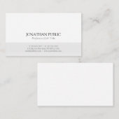 あなた自身の最小主義を滑らかにしますエレガントなデザインを作成して下さい 名刺 (正面/裏面)