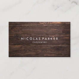 あなた自身の木の壁を作成して下さい 名刺