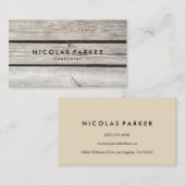 あなた自身の木の壁2を作成して下さい 名刺 (正面/裏面)