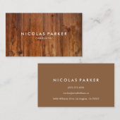 あなた自身の木の壁3を作成して下さい 名刺 (正面/裏面)