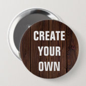 あなた自身の木の床の一見を作成して下さい 缶バッジ (正面&裏面)