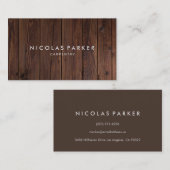 あなた自身の木の床を作成して下さい 名刺 (正面/裏面)