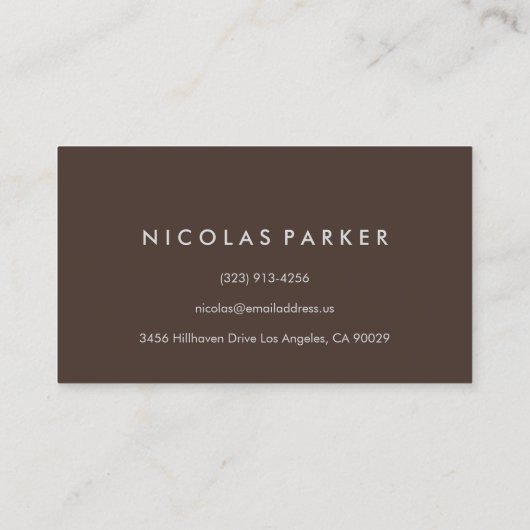 あなた自身の木の床を作成して下さい 名刺 (裏面)