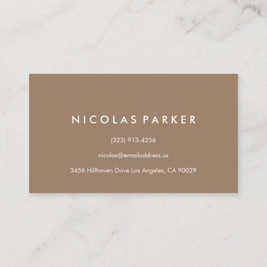 あなた自身の木の床3を作成して下さい 名刺 (裏面)