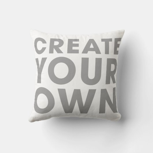 あなた自身の枕を作成して下さい クッション (裏面)