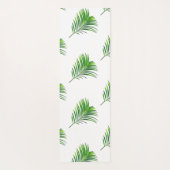 あなた自身の植物の葉パターンモノグラムを作成して下さい ヨガマット (裏面)