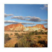 あなた自身の正方形のタイル-奥地にオーストラリア人--を作成して下さい タイル (正面)