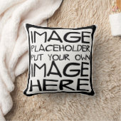 あなた自身の正方形の枕を設計して下さい クッション (ブランケット)