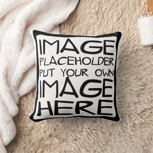 あなた自身の正方形の枕を設計して下さい クッション (ブランケット)