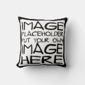 あなた自身の正方形の枕を設計して下さい クッション (正面)