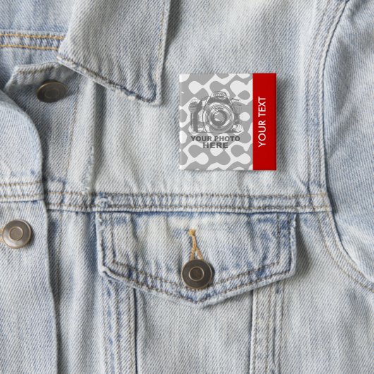 あなた自身の正方形ボタンの垂直を作成して下さい 缶バッジ (インサイチュ)