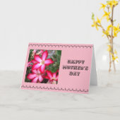 あなた自身の母の日カードを作成して下さい カード (黄色い花)