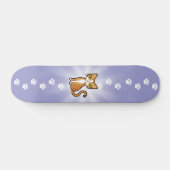 あなた自身の漫画猫を設計して下さい スケートボード (横)