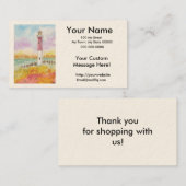 あなた自身の灯台名刺をカスタマイズ 名刺 (正面/裏面)