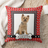 あなた自身の犬のかわいいポートレートを加えて下さい クッション (ブランケット)