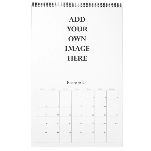 あなた自身の独身のなページのカレンダーを設計して下さい カレンダー (1月 2026)