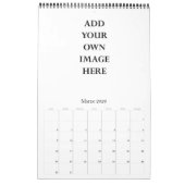 あなた自身の独身のなページのカレンダーを設計して下さい カレンダー (3月 2026)