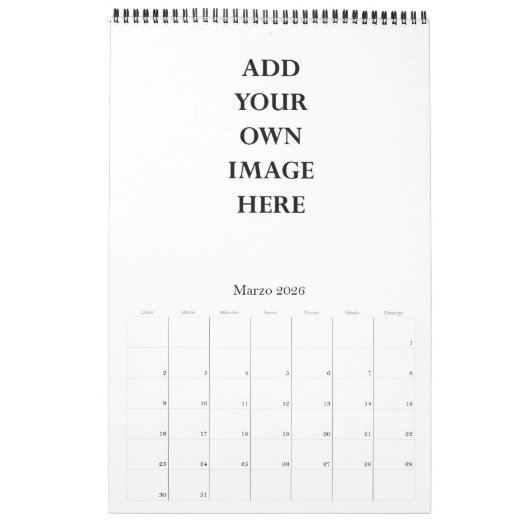 あなた自身の独身のなページのカレンダーを設計して下さい カレンダー (3月 2026)