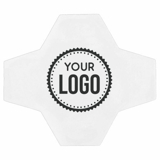 あなた自身の画像やカスタム会社ロゴを追加 サッカーボール (フラット)