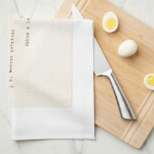 あなた自身の祖母のお母さんのお気に入りのなレシピのカスタムを加えて下さい キッチンタオル (四つ折り)