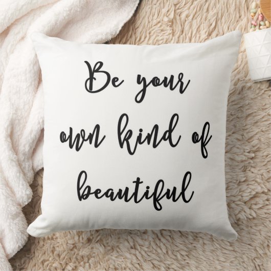 あなた自身の種類の美しい枕があって下さい クッション (ブランケット)