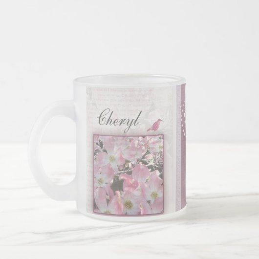 あなた自身の第80誕生日を個人化して下さい フロストグラスマグカップ (左)