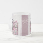 あなた自身の第90誕生日をカスタマイズ フロストグラスマグカップ (正面左)