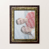 あなた自身の組み立てられた写真のパズルを作成して下さい ジグソーパズル (縦)