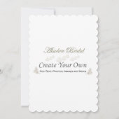 あなた自身の結婚式のサンキューカードを作成して下さい サンキューカード (裏面)