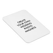 あなた自身の結婚式の写真の磁石を設計して下さい マグネット (右側)