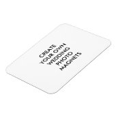 あなた自身の結婚式の写真の磁石を設計して下さい マグネット (左側)