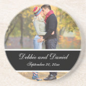 あなた自身の結婚式の写真の記念品のコースターを作って下さい コースター (正面)