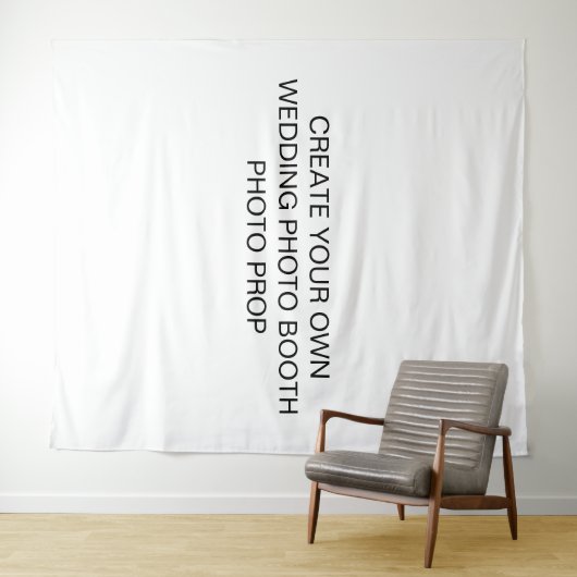 あなた自身の結婚式の写真ブースの写真の支柱を作成して下さい タペストリー (インサイチュ(横))