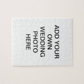 あなた自身の結婚式の引き出物の写真のパズルを設計して下さい ジグソーパズル (横)