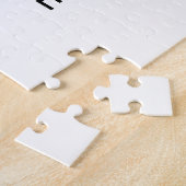 あなた自身の結婚式の引き出物の写真のパズルを設計して下さい ジグソーパズル (側面)