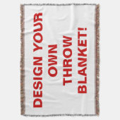 あなた自身の編まれたブランケットを設計して下さい スローブランケット (正面縦)